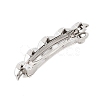 Alloy Hair Barrettes OHAR-H010-01D-P-2