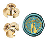 Wax Seal Brass Stamp Head AJEW-WH0209-593-1