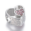 304 Stainless Steel European Beads STAS-O097-127A-2