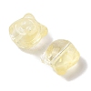 Transparent Spray Paint Glass Beads GLAA-Z011-01G-2