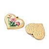 304 Stainless Steel Enamel Pendants SA-CBA70F8-01A-G-2