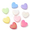 UV Plating Opaque Acrylic Beads X-SACR-L005-07-1