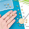 24Pcs 4 Style Rack Plating Brass Tube Bails KK-PH0004-91-6