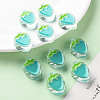 Transparent Enamel Acrylic Beads X1-TACR-S155-003G-6
