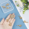 8Pcs 304 Stainless Steel Pendants STAS-UN0045-35G-4