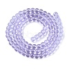 Transparent Glass Beads Strands X-GLAA-T032-T4mm-01-3