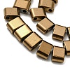 Electroplated Non-magnetic Synthetic Hematite Beads Strands G-C106-B02-13B-3
