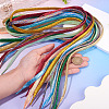 13 Pairs 13 Colors Polyester Cord Shoelace AJEW-TA0002-48-7