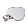 Non-Tarnish 304 Stainless Steel Mirror Polished Finish Stamping Blank Tag Pendants X-STAS-L220-02C-A01-3