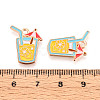 Beach Theme Alloy Enamel Pendants X-ENAM-T022-33F-3