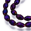 Electroplate Glass Beads Strands GC885Y-4-3