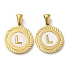 Ion Plating(IP) 304 Stainless Steel Pendants STAS-I204-L-G-1