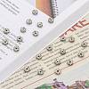 Iron Crystal Rhinestone Spacer Beads RB-A007-6MM-N-5