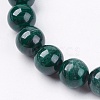 Natural Malachite Gemstone Beads Strands G-I001-9mm-01-2