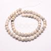 Natural Howlite Beads Strands G-E380-08-6mm-2