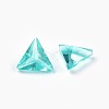 Cubic Zirconia Pointed Back Cabochons ZIRC-WH0001-A01-2