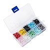 10 Colors Electroplate Glass Beads EGLA-X0006-01E-6mm-3