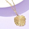 304 Stainless Steel Pendant Necklaces for Women NJEW-D312-02B-G-3