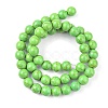 Synthetic Turquoise Beads Strands X-TURQ-G106-8mm-02B-3