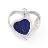Natural Lapis Lazuli Pendants G-C236-01D-P-RS-3