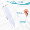 PVC Tab Collar for Clergy Shirt AJEW-CN0005-17B-2