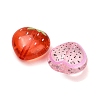 Fruit Theme Printed Transparent Acrylic Beads AC-CBA36B6-07-2