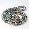 Electorplated Glass Beads EGLA-E006-3F-2