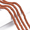 Handmade Polymer Clay Beads Strands CLAY-R089-6mm-158-5