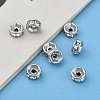 316 Surgical Stainless Steel Crystal Rhinestone Spacer Beads STAS-N032-06P-5