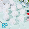 12Pcs DIY Craft Polyester Pom Pom Ball AJEW-CY0002-95B-4