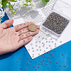 1000Pcs 304 Stainless Steel Split Rings STAS-UN0064-15-4