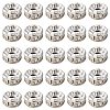 Brass Rhinestone Spacer Beads RB-YW0001-04D-01S-1