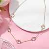 Brass Cable Chains Necklace NJEW-JN04699-3