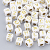 Plated Acrylic Beads SACR-N002-06A-1