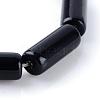 Natural Obsidian Bead Strands G-R356-54-3