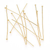Brass Ball Head Pins X-KK-G331-10-0.8x50-1