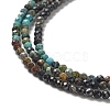 Natural HuBei Turquoise Beads Strands G-D080-A02-4