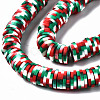 Handmade Polymer Clay Beads Strands CLAY-N008-010-H24-A-2