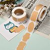 Self Adhesive Kraft Paper Label Tag Stickers DIY-WH0148-19-5