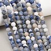 Natural Sodalite Beads Strands G-D691-8mm-7