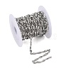 Tarnish Resistant 304 Stainless Steel Link Chains CHS-K001-83-5