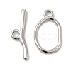 Non-Tarnish 304 Stainless Steel Toggle Clasps X-STAS-F290-06P-1