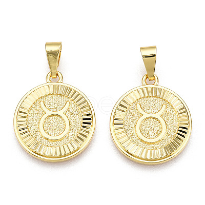 Brass Pendants KK-T070-01G-12-1