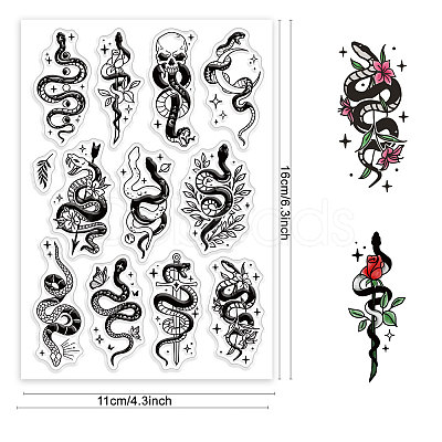 Custom PVC Plastic Clear Stamps DIY-WH0448-0054-1