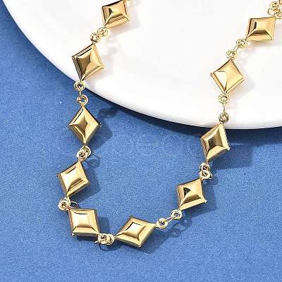 304 Stainless Steel Link Chain Necklaces NJEW-U023-04G-G-1