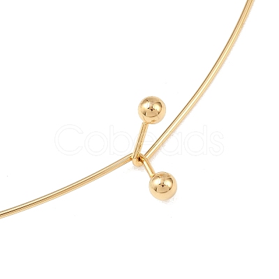 304 Stainless Steel Choker Necklaces NJEW-O094-12G-1