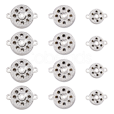 18Pcs 3 Style Alloy Snap Button FIND-FH0006-36-1