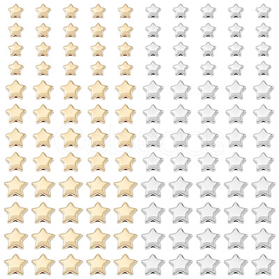 300Pcs 3 Styles CCB Plastic Beads CCB-TA0001-16-1