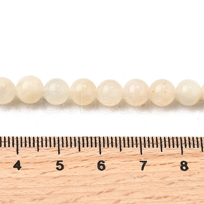 Natural White Moonstone Beads Strands LS-G-P342-02A-6mm-AB-01-1