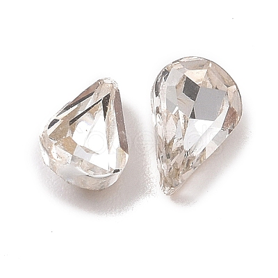 Glass Rhinestone Cabochons GGLA-P002-07A-01-1